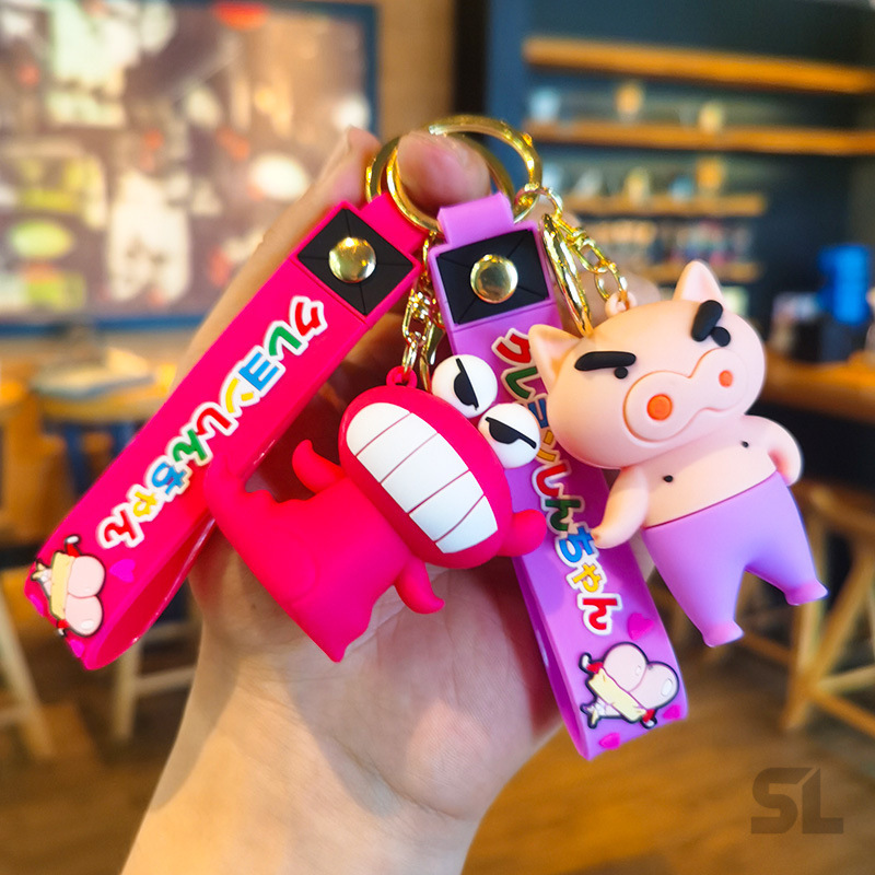 Jewelry Making For Kids - Crayon Shin Chan figurines d'anime porte-clés