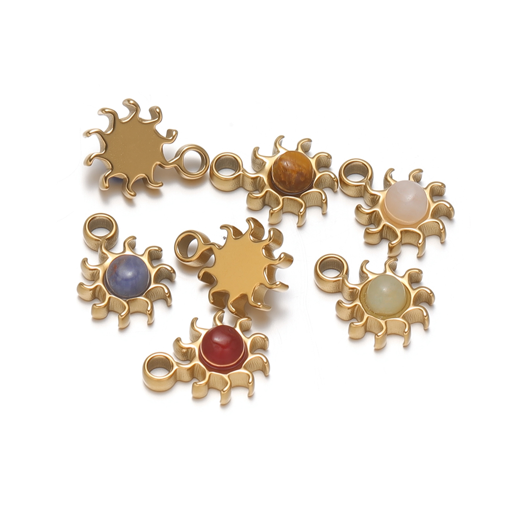 Jewelry Making For Kids - 5 Breloques en Acier Inoxydable de