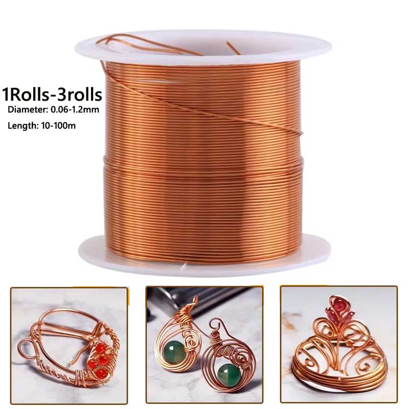 Jewelry Making Thread - Fil de cuivre souple pour le