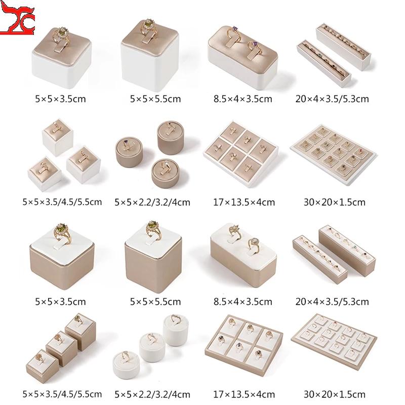Jewelry Making Organizer - Présentoir de bagues luxueux en cuir