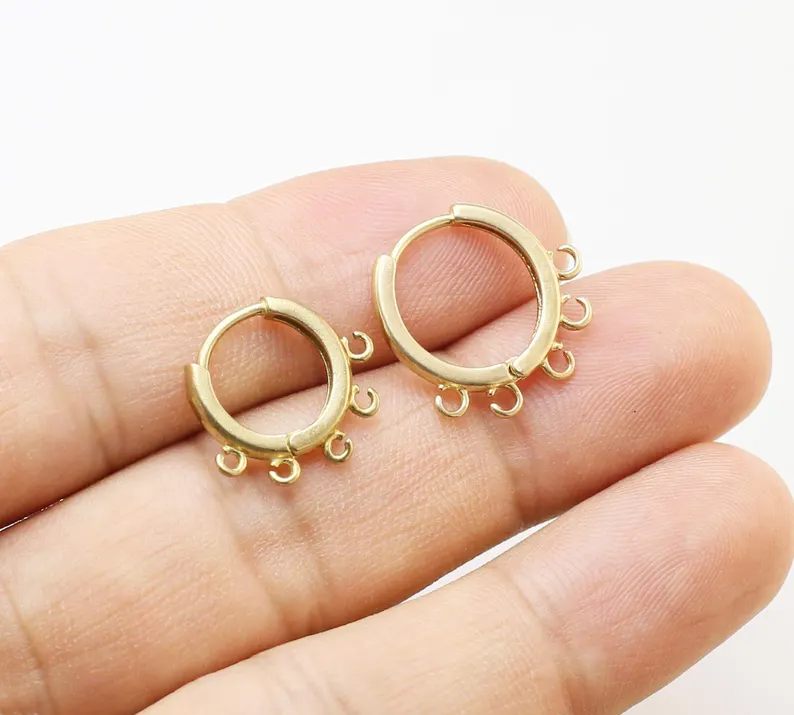 Jewelry Making Hoops - 10 pièces de cerceaux d'oreille en