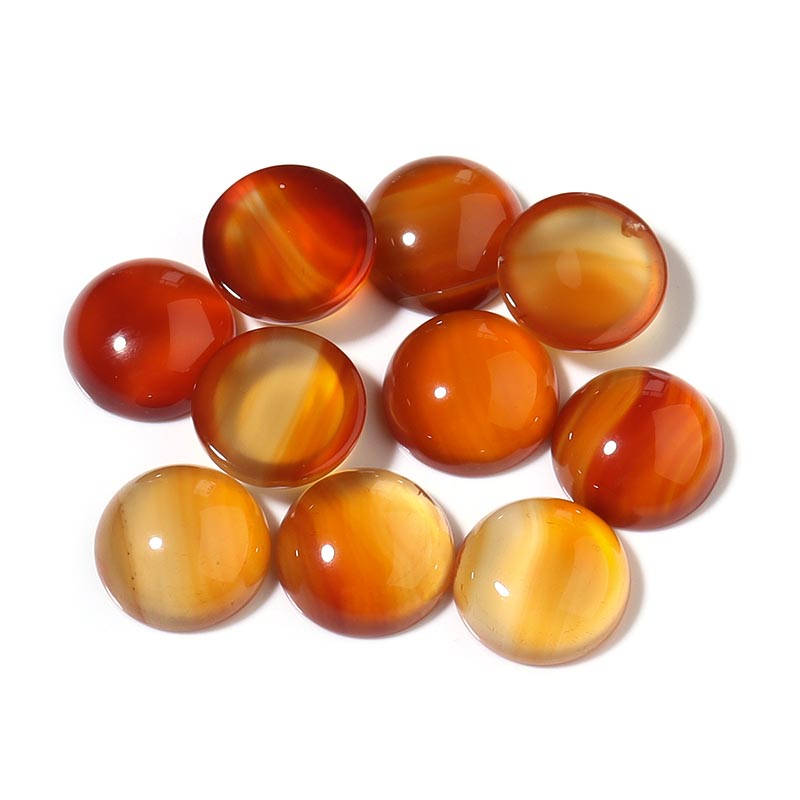 Jewelry Making Dc - DC-Cabochon en pierre naturelle d'agate rouge,