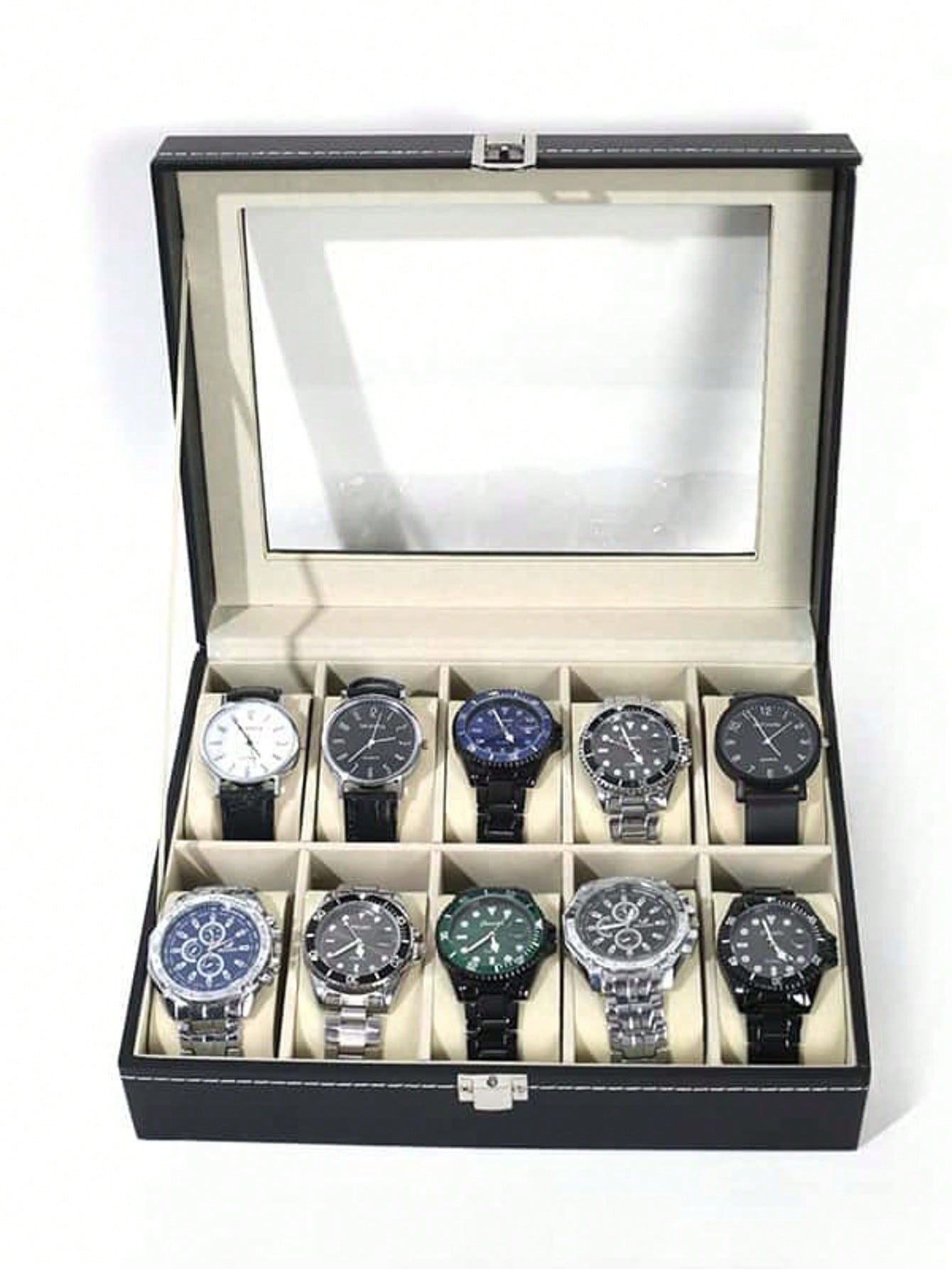 Jewelry Making Organizer Box - Boîte à montres en cuir avec