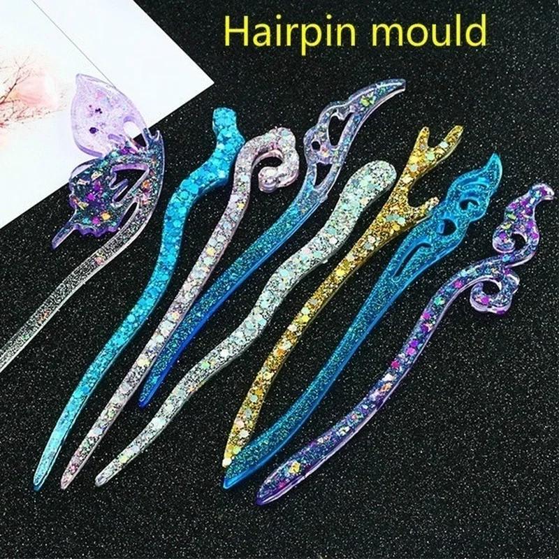 Jewelry Making With Resin - Épingle à cheveux transparente en Silicone,