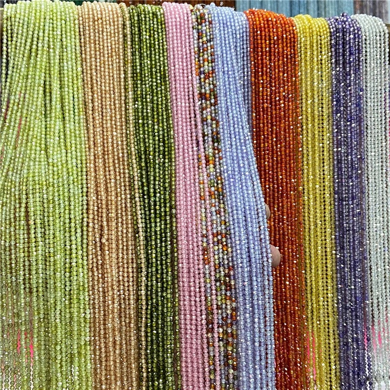 Seed Bead Tube - Perles en pierre de Zircon à