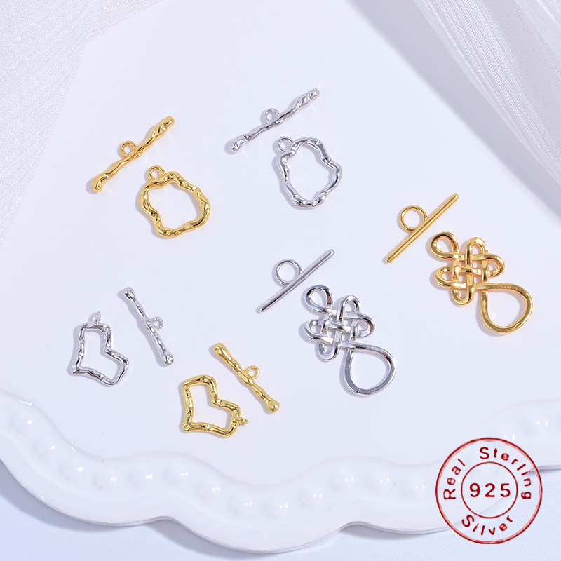 Jewelry Making Knots For Clasps - Noeud chinois en argent Sterling S925,