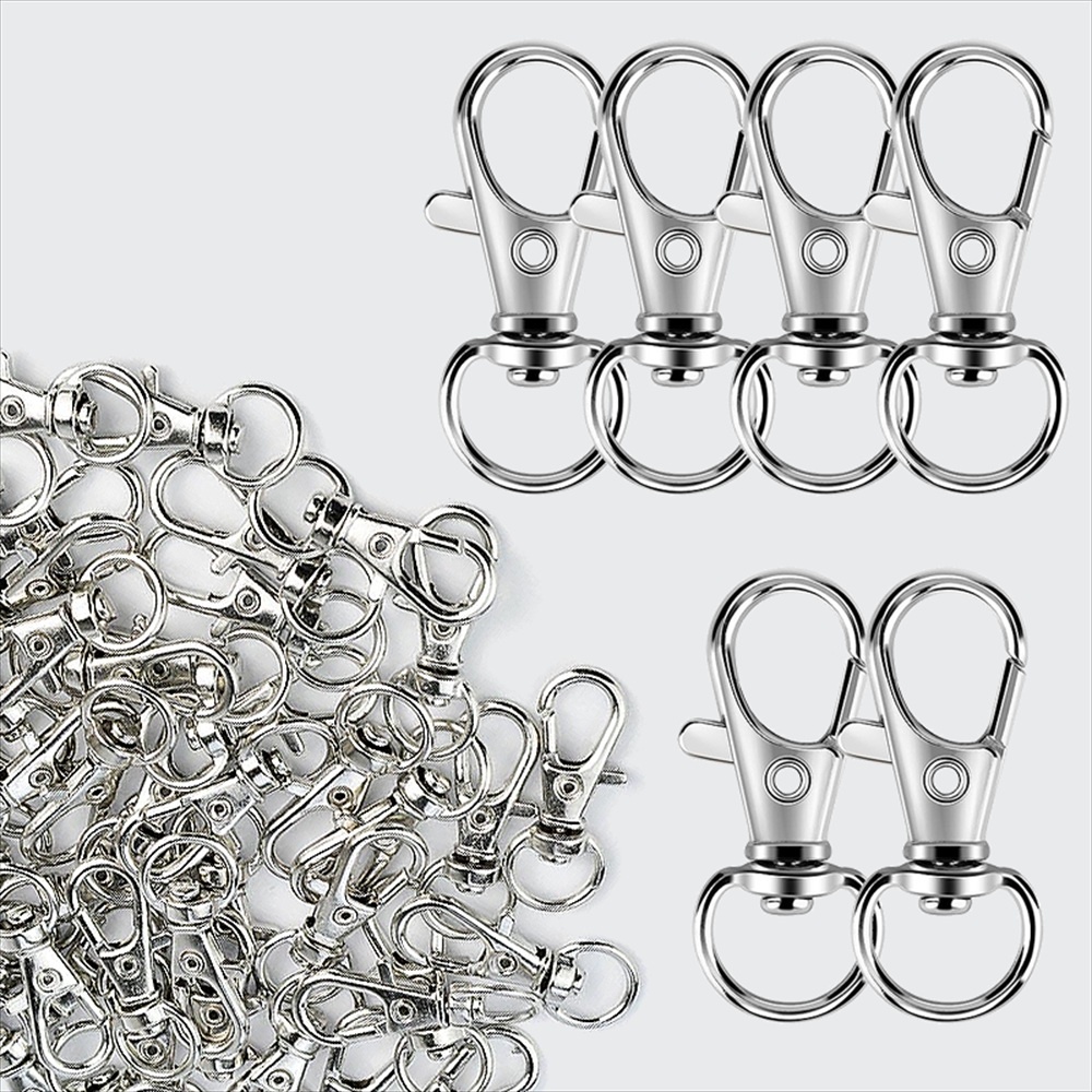 25-200 pièces Mousquetons pivo - Jewelry Making Hoops avis et prix