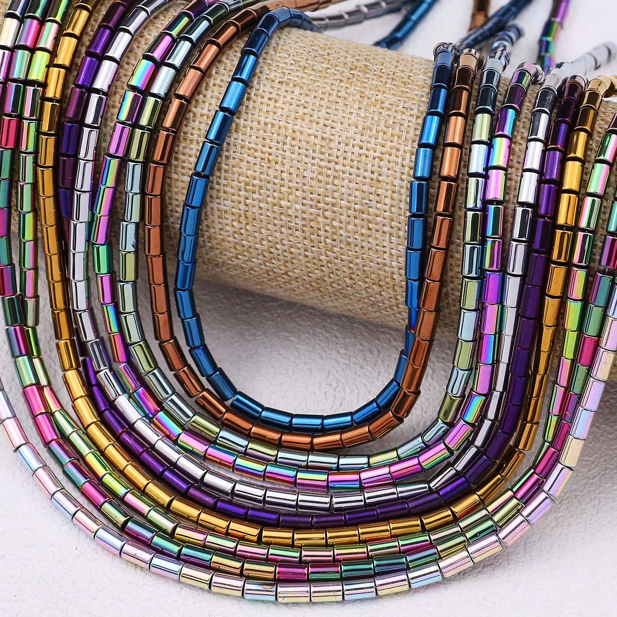 Perles Cylindriques en Hématit - Seed Bead Tube avis et prix