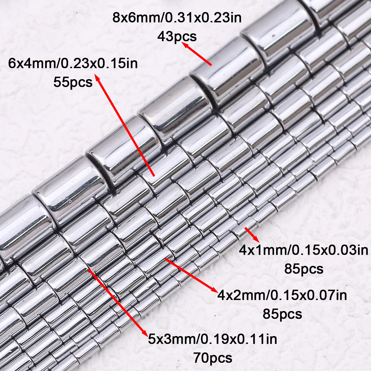 Perles Cylindriques en Hématit - Seed Bead Tube avis et prix