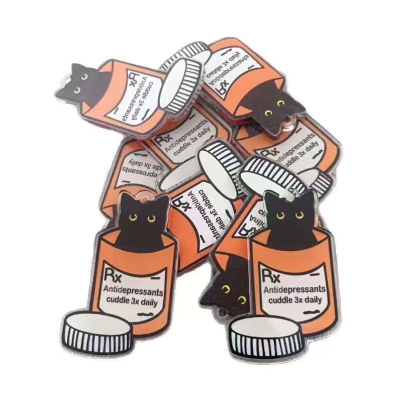 Pendentif chat en acrylique, 1 - Jewelry Making Pendants avis et prix