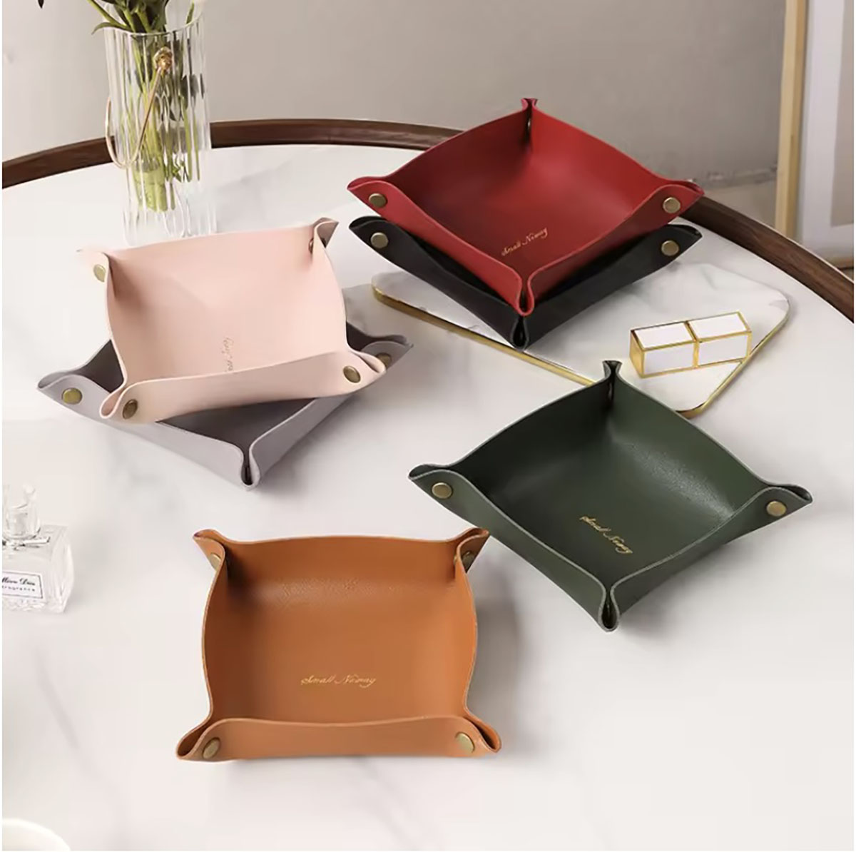 Plateau de rangement en cuir d - Jewelry Making Organizer Box avis et prix
