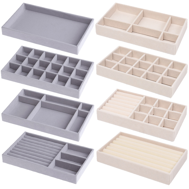 Plateau à bijoux en velours, p - Jewelry Making Organizer avis et prix