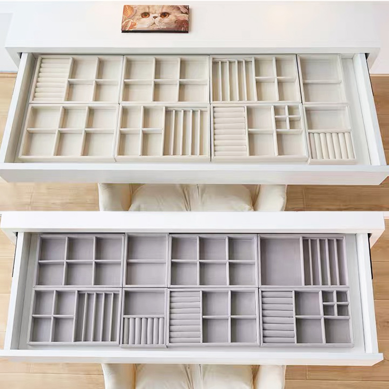 Plateau à bijoux en velours, p - Jewelry Making Organizer avis et prix