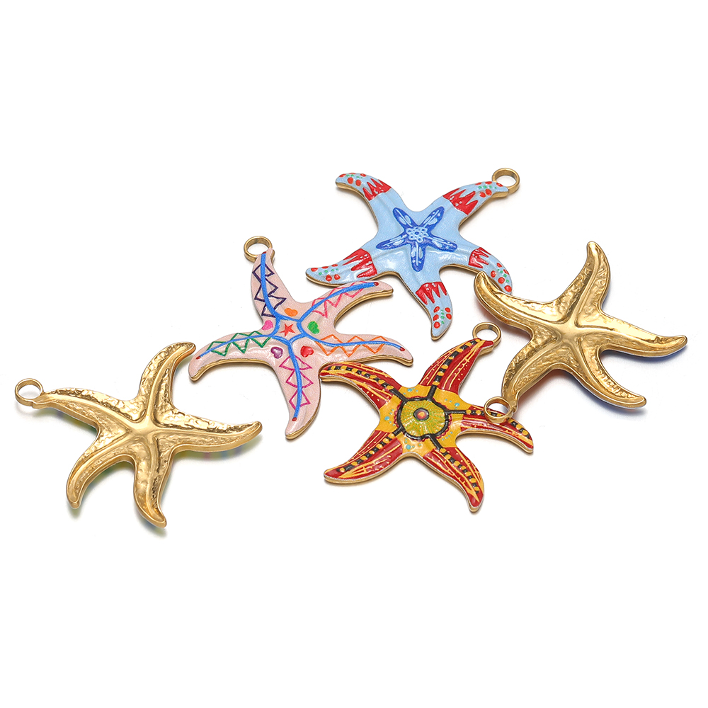 4 Breloques Étoiles de Mer en  - Jewelry Making For Kids avis et prix