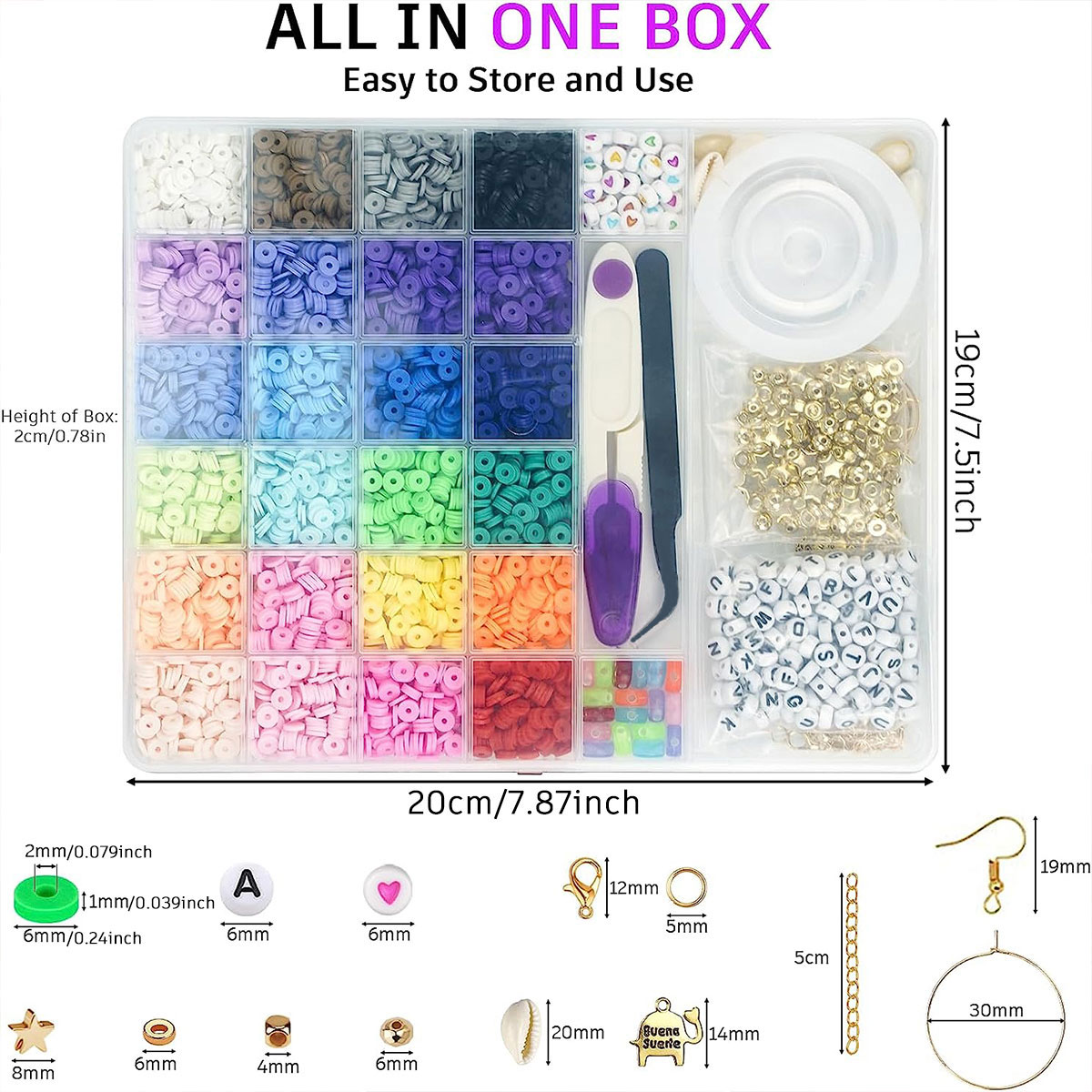 6000 pièces 24 couleurs perles - Jewelry Making Tutorial avis et prix