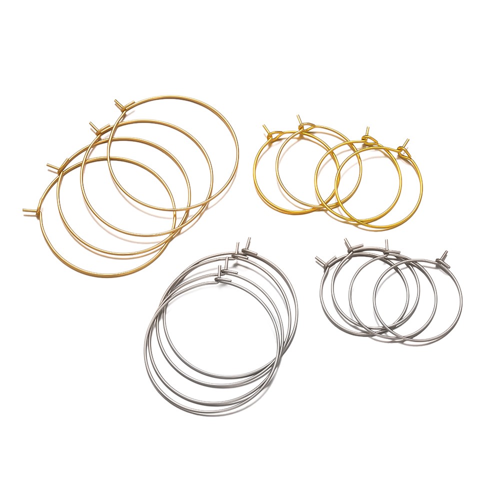 50 pièces de cerceaux d'oreill - Jewelry Making Hoops avis et prix