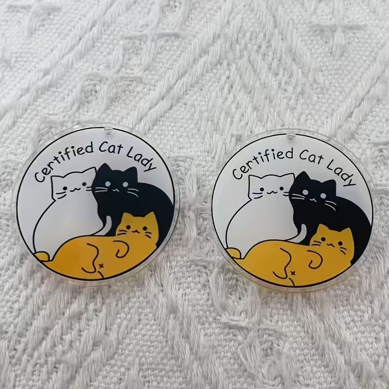 Pendentif chat mignon en acryl - Jewelry Making Pendants avis et prix