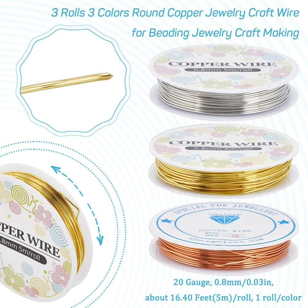 Fil de cuivre pur pour bijoux  - Jewelry Making Tutorial avis et prix