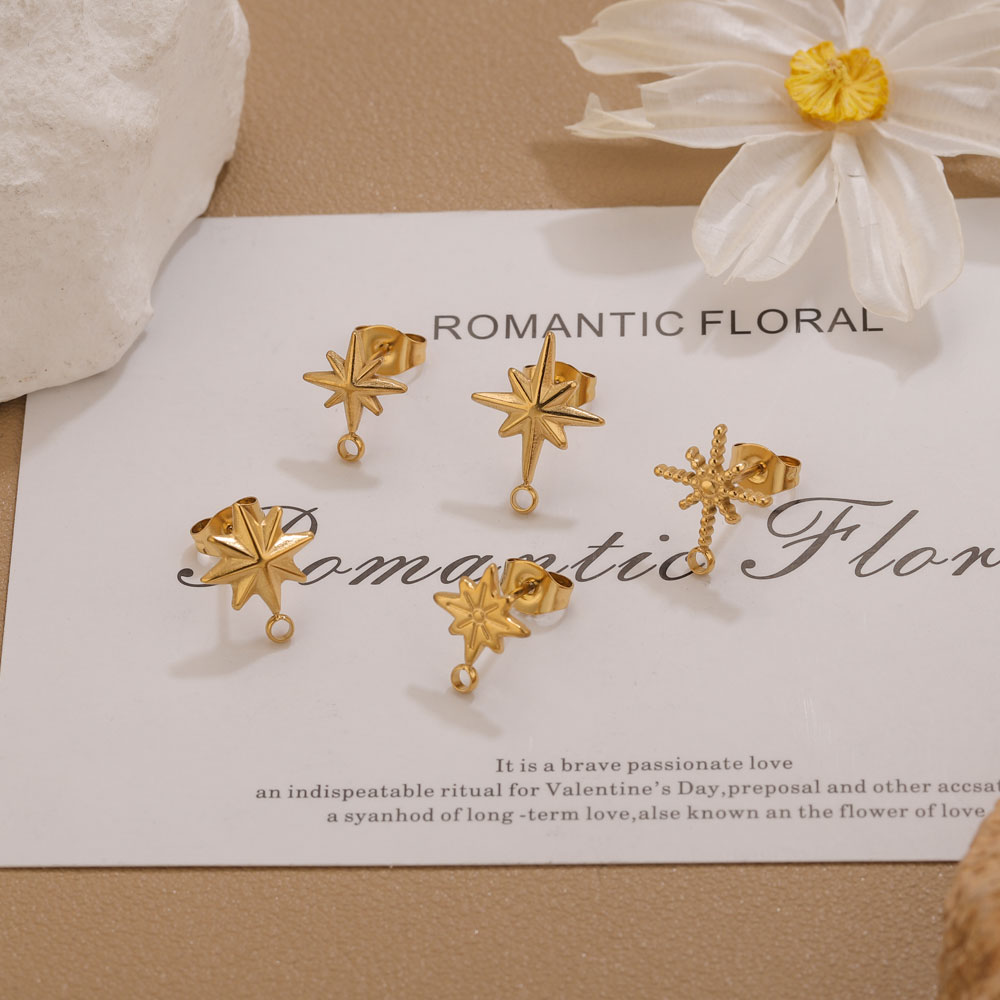 6 pièces Clous d'oreilles étoi - Jewelry Making Tutorial avis et prix