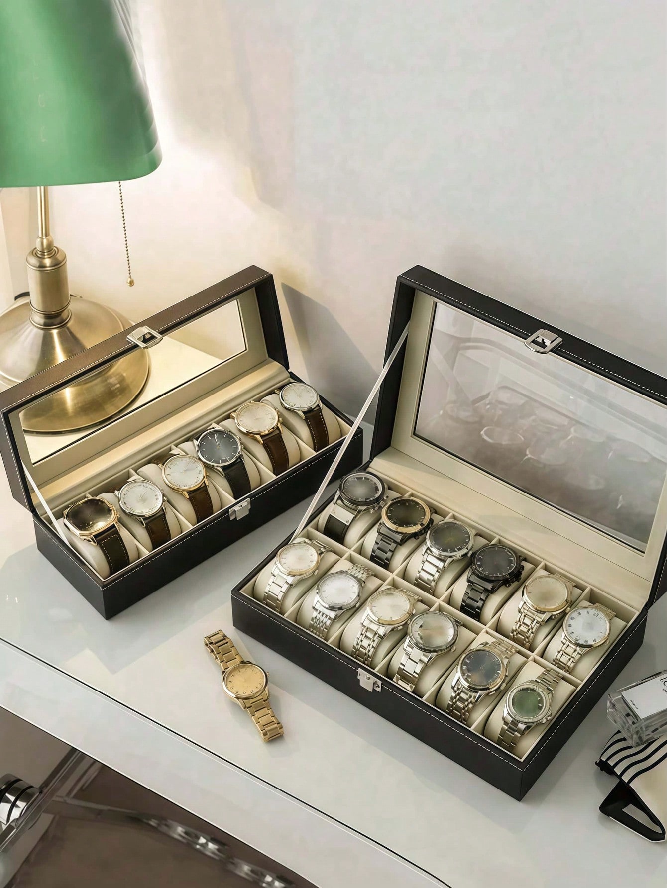 Boîte à montres en cuir avec s - Jewelry Making Organizer Box avis et prix