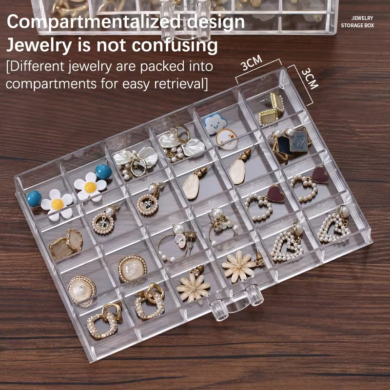 Boîte de Rangement Transparent - Jewelry Making Organizer Box avis et prix