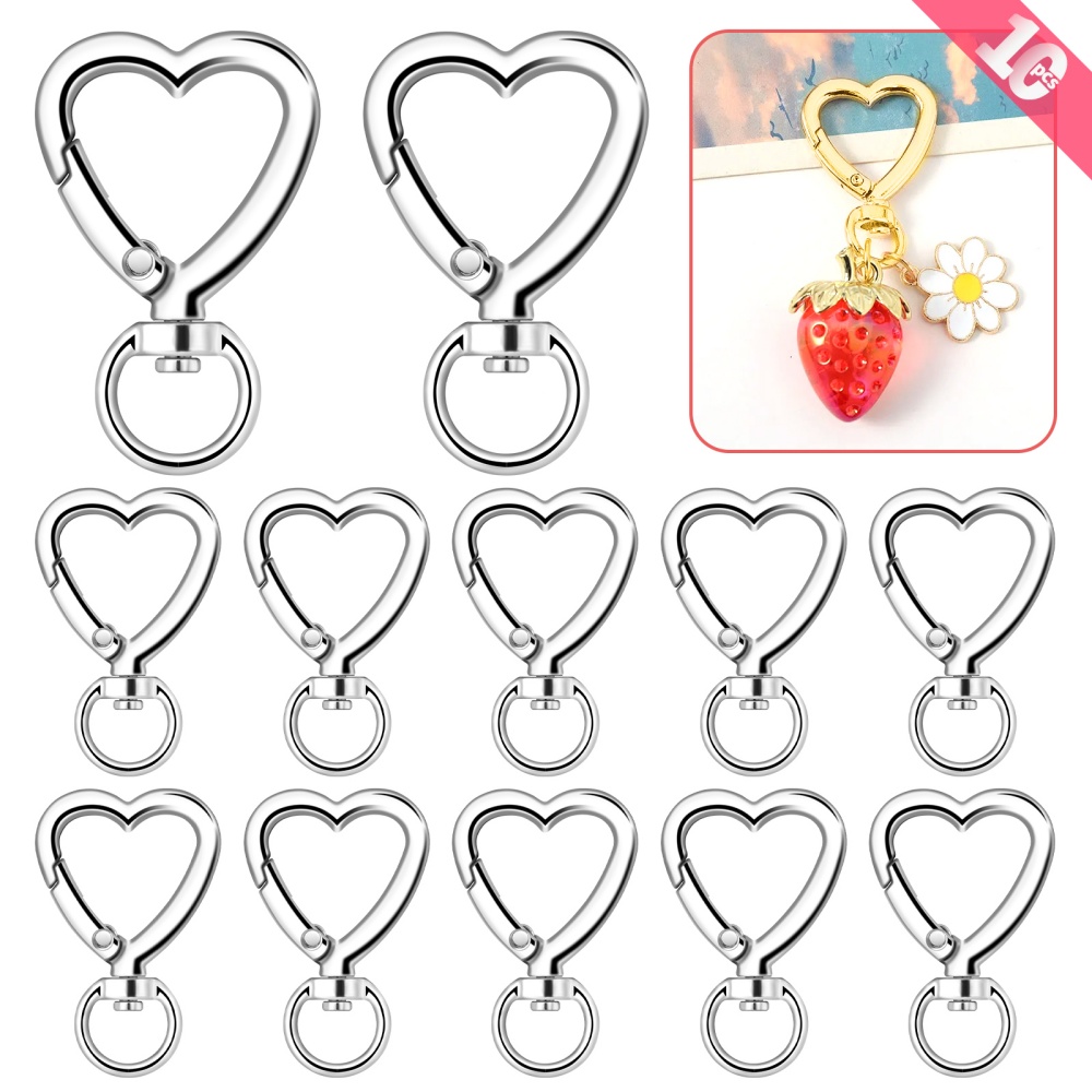 10 pièces Mousquetons en métal - Jewelry Making Hoops avis et prix