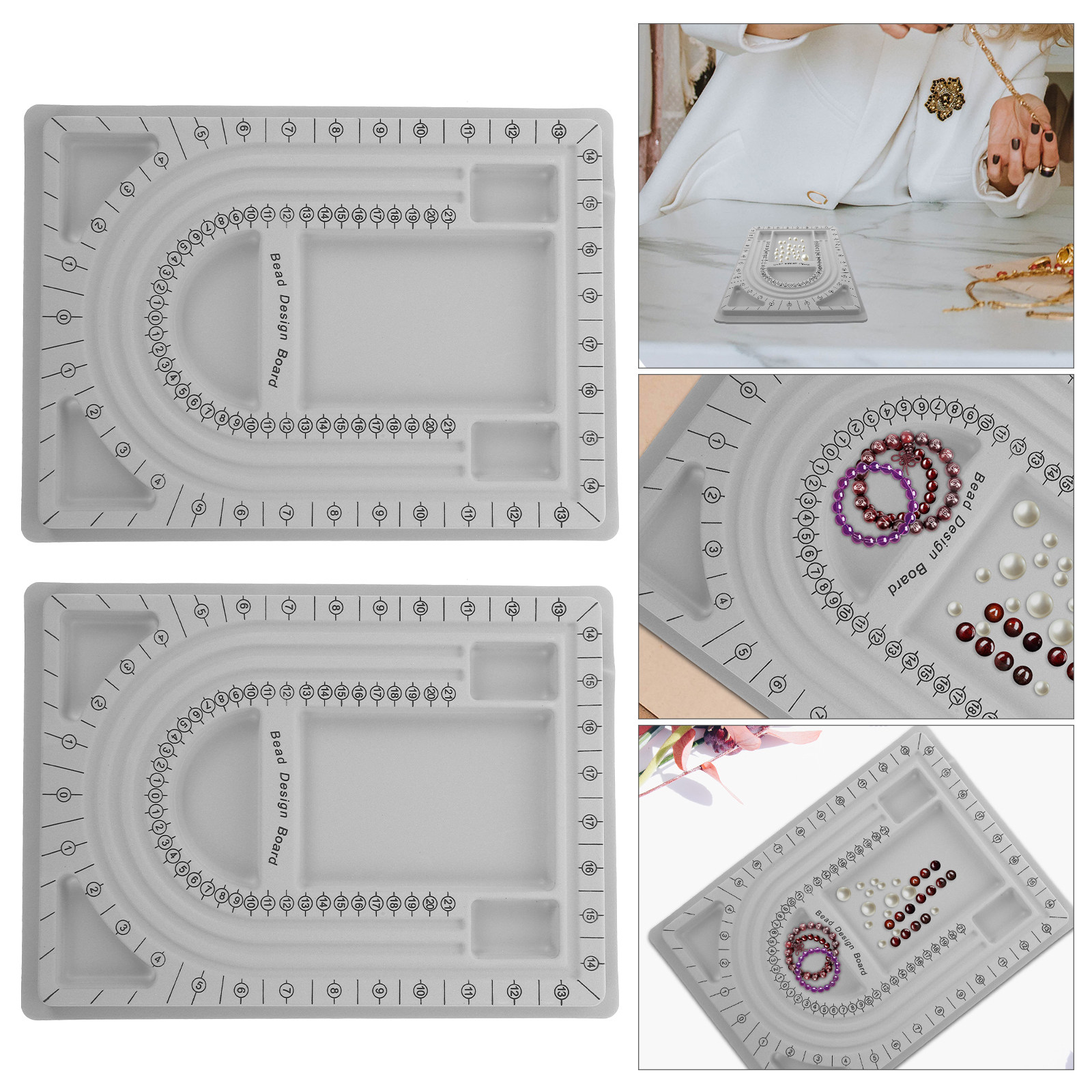 Lot de 2 plateaux de conceptio - Jewelry Making Organizer avis et prix