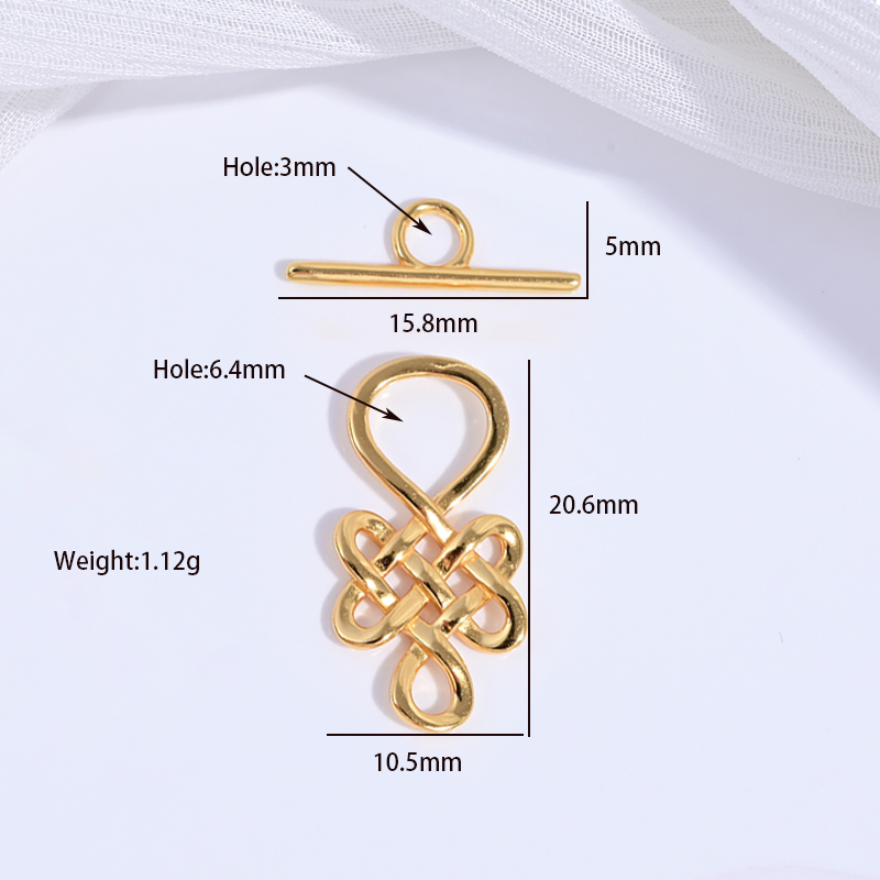 Noeud chinois en argent Sterli - Jewelry Making Knots For Clasps avis et prix